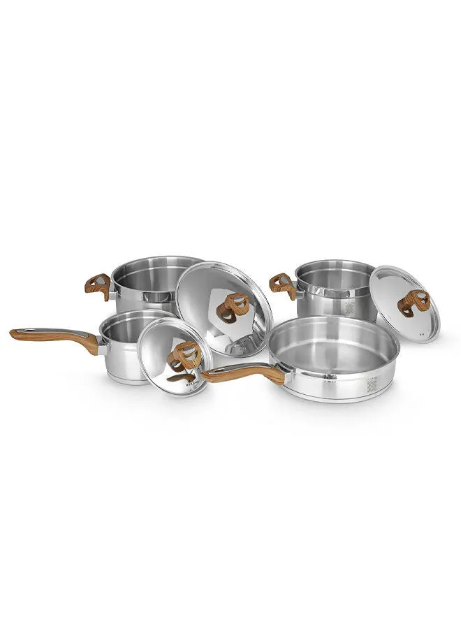 Serenk Definition Stainless Steel 7 Pieces Cookware Set