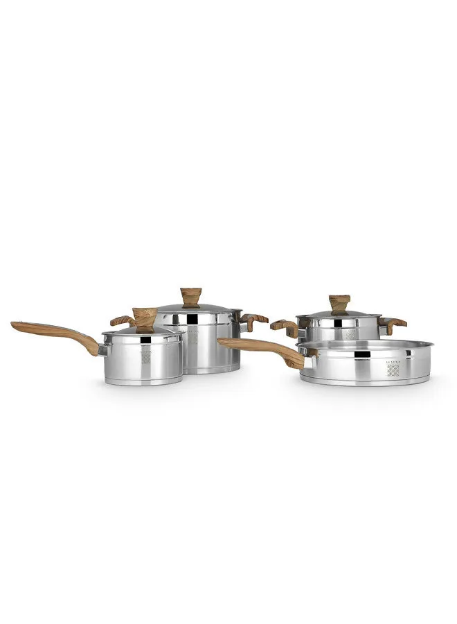 Serenk Definition Stainless Steel 7 Pieces Cookware Set