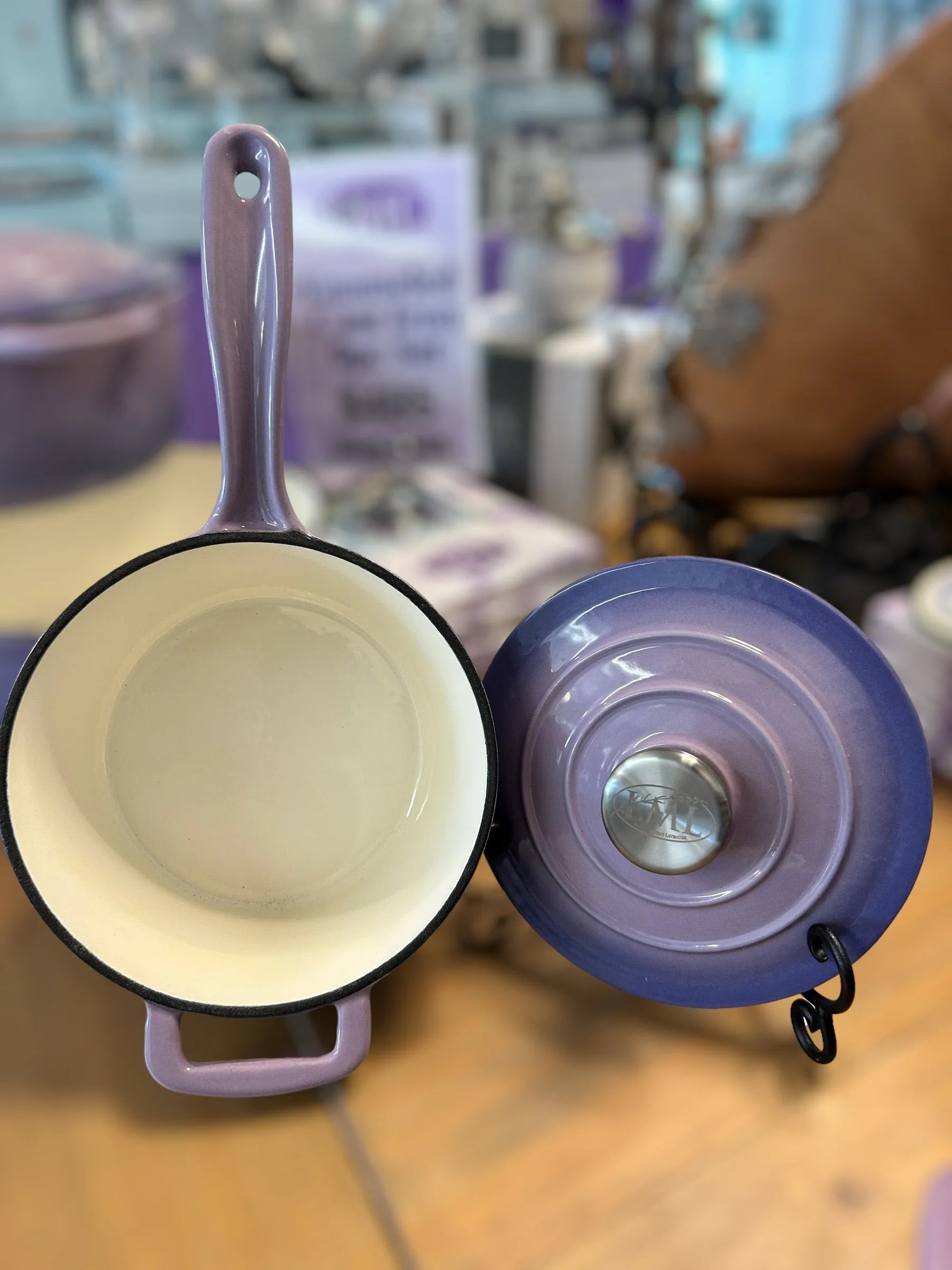 Set of Cast Iron Enameled Cookware