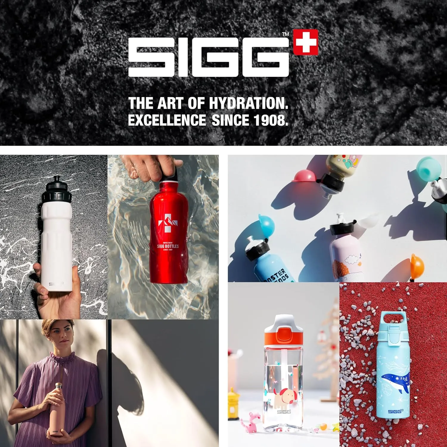SIGG - Aluminium Water Bottle for Children - WMB ONE Simba & Nala - Lion King - Carbonated - Leak-Proof - Feather-Light - BPA-Free - Climate Neutral Certified - Sports & School - White - 0.6 L