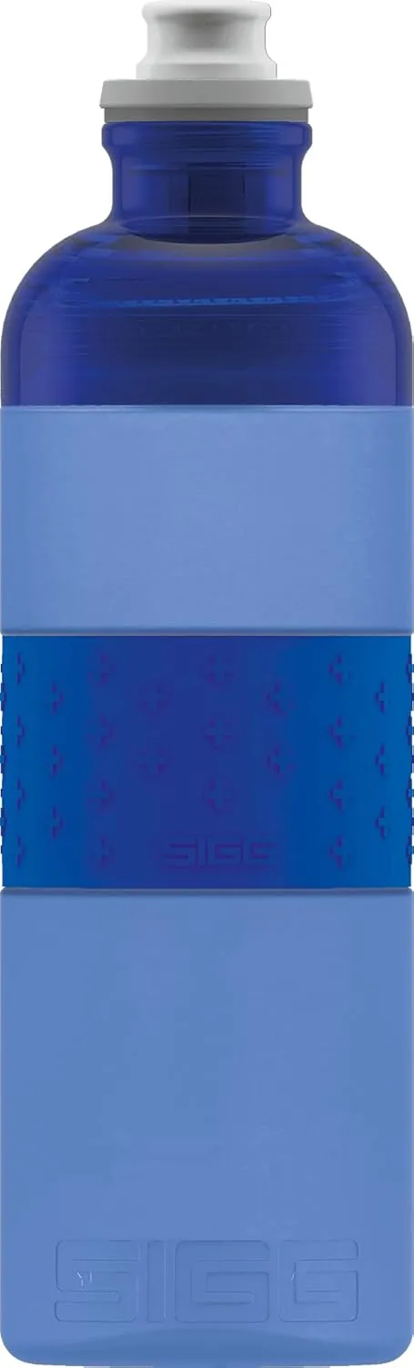SIGG - Sports Water Bottle - Hero Blue - Squeezable - Leakproof - Lightweight - Dishwasher Safe - BPA Free - 20 Oz