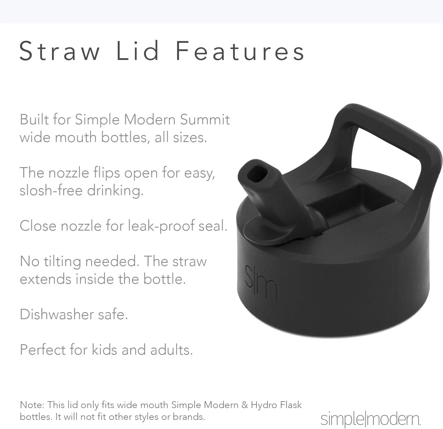 Simple Modern NFL 32oz Water Bottle with Straw Lid Insulated Stainless Steel Summit