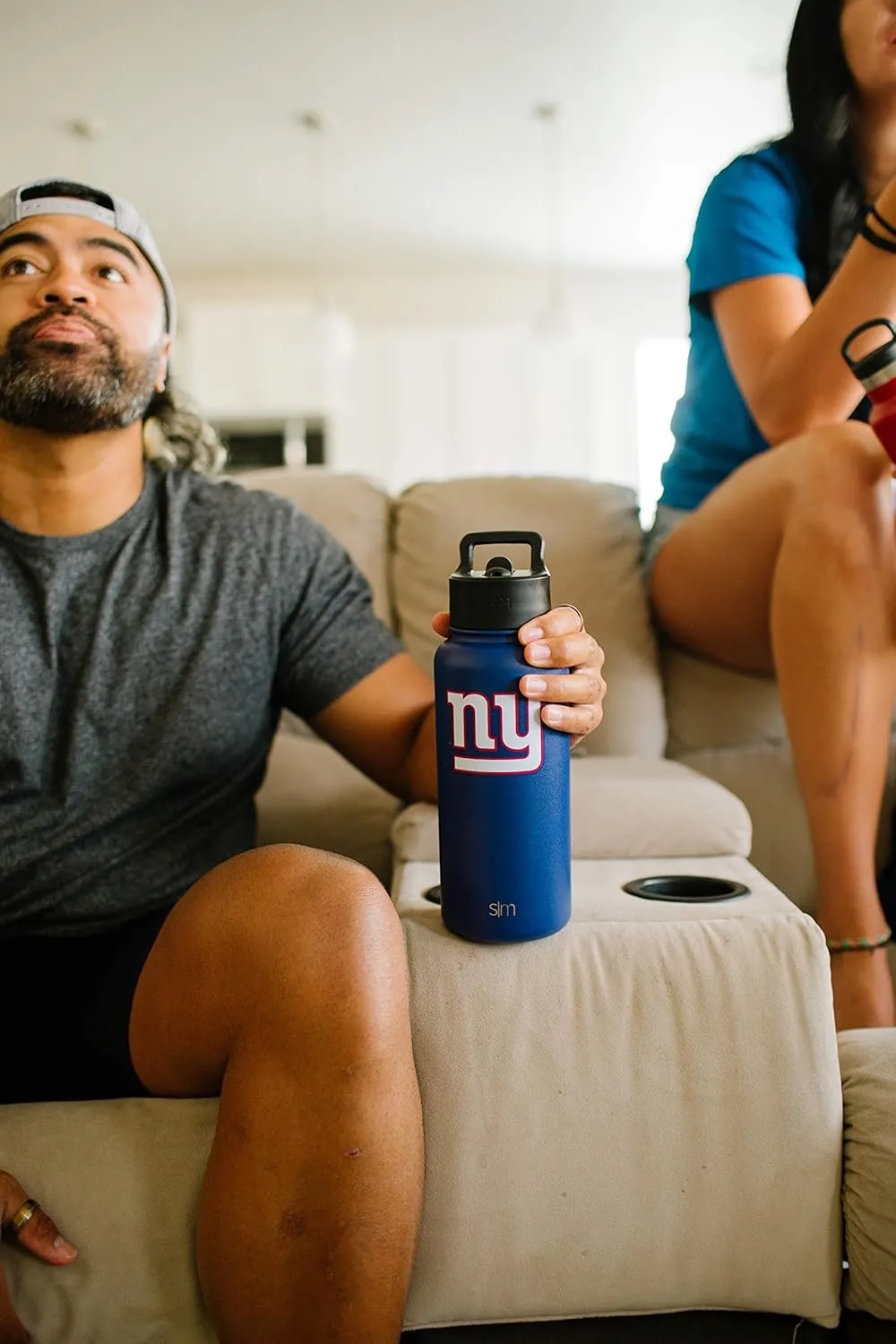 Simple Modern NFL 32oz Water Bottle with Straw Lid Insulated Stainless Steel Summit