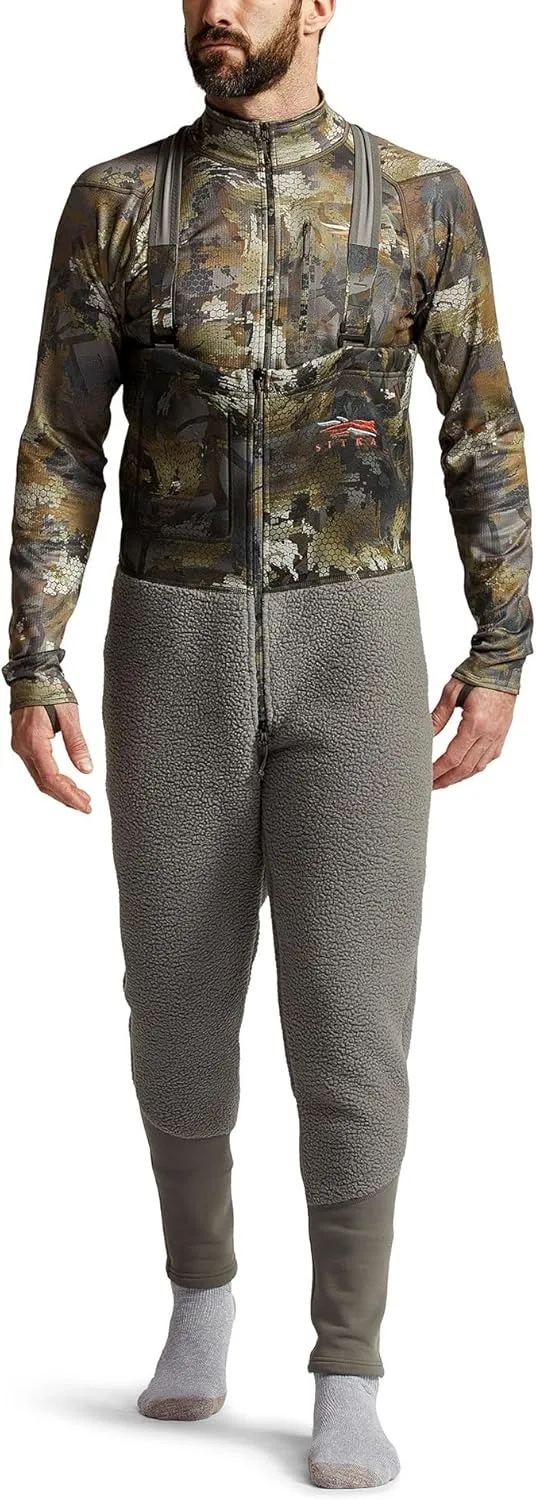 SITKA Gear Men's Gradient Cold Weather Water Repellent Insulated Non-Compressible Ultra-Thick Fleece Hunting Bib