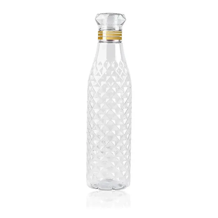 SLATOINDIA Diamond Water Bottles 1 Ltr (3 Pcs Set) (Multicolor)
