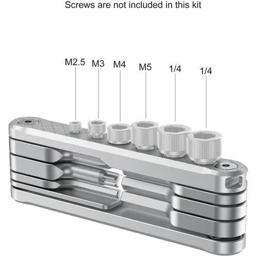 SmallRig AAK2213D Foldable Multi-Tool (Silver)