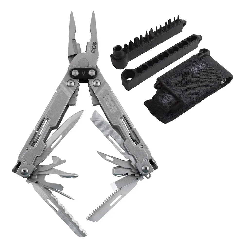 SOG PowerAccess Deluxe Multi-Tool – 21-in-1 Tactical Folding Pliers & Pocket Tool