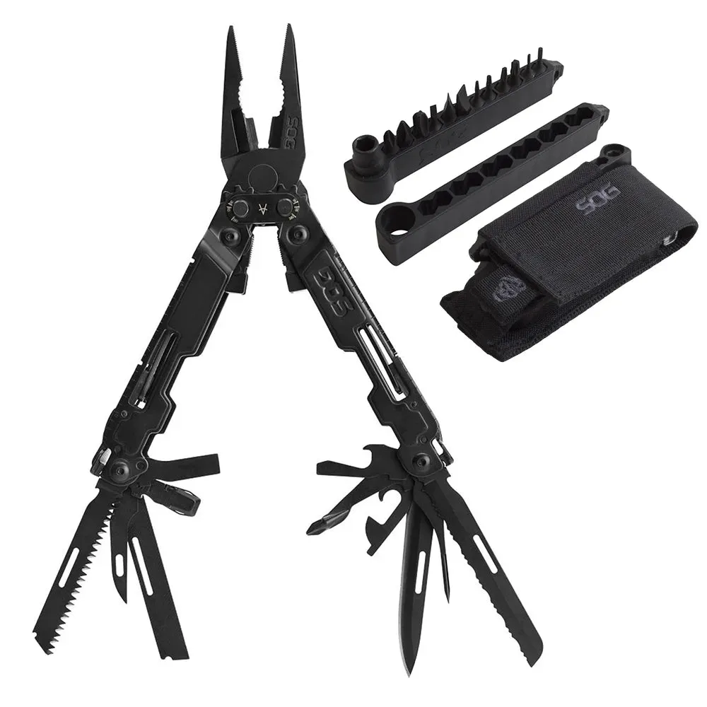 SOG PowerAccess Deluxe Multi-Tool – 21-in-1 Tactical Folding Pliers & Pocket Tool