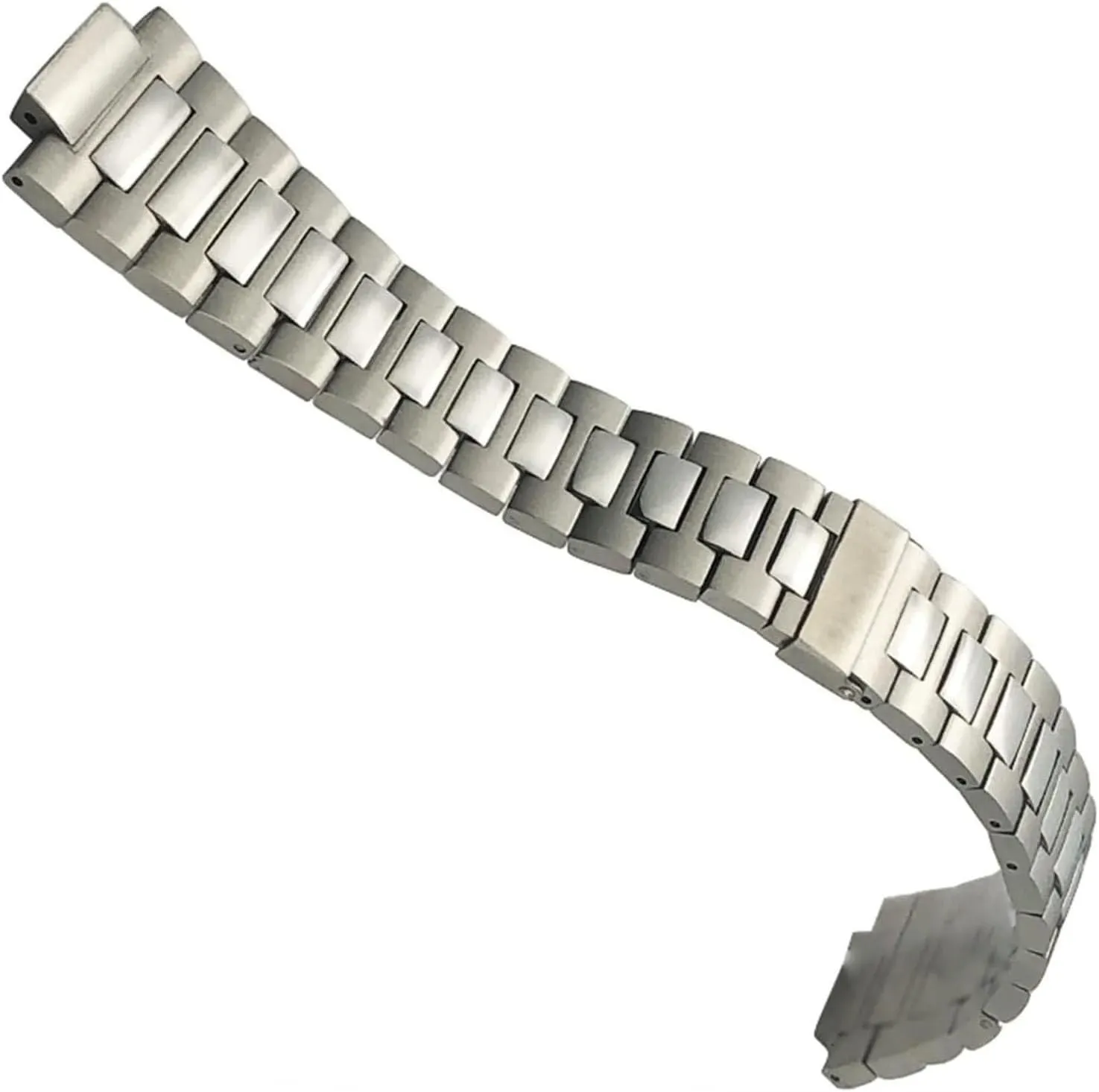 Solid Stainless Steel Watchband for Patek Philippe Nautilus 5711 5726 Silver Metal Watch Strap