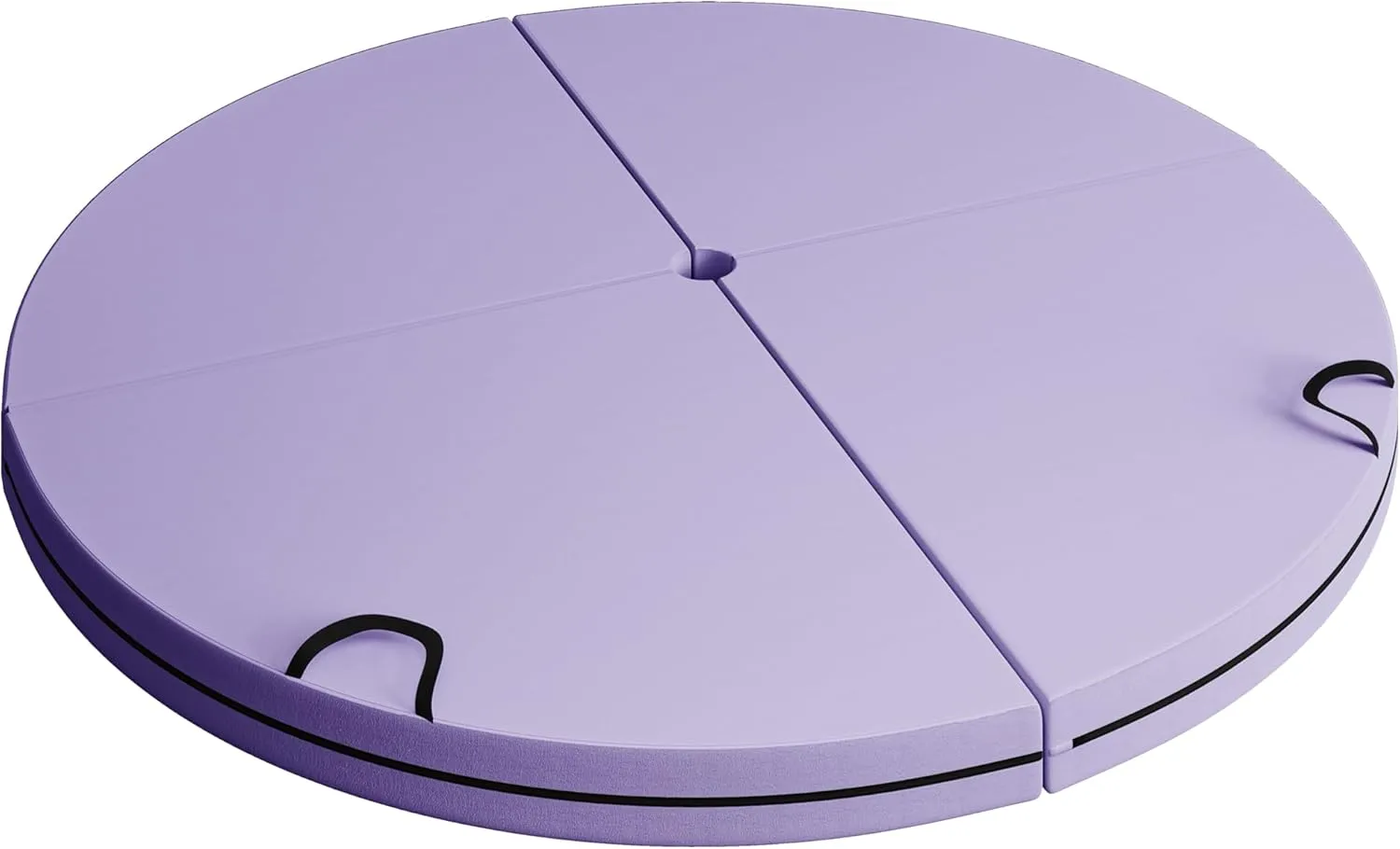 Soozier Pole Dance Crash Mat, 5ft Wide Foldable Pole Padding Crash Pad with Carrying Handles and 3.5" Thick EPE Foam for Dance Training and Exercise