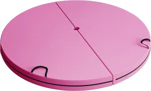 Soozier Pole Dance Crash Mat, 5ft Wide Foldable Pole Padding Crash Pad with Carrying Handles and 3.5" Thick EPE Foam for Dance Training and Exercise