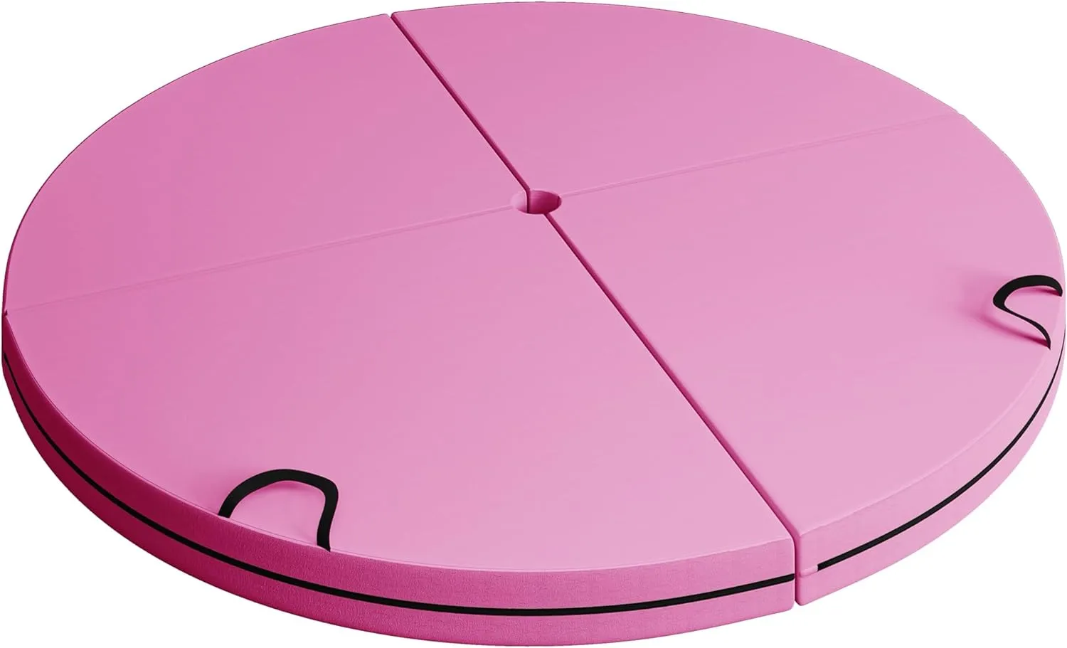 Soozier Pole Dance Crash Mat, 5ft Wide Foldable Pole Padding Crash Pad with Carrying Handles and 3.5" Thick EPE Foam for Dance Training and Exercise