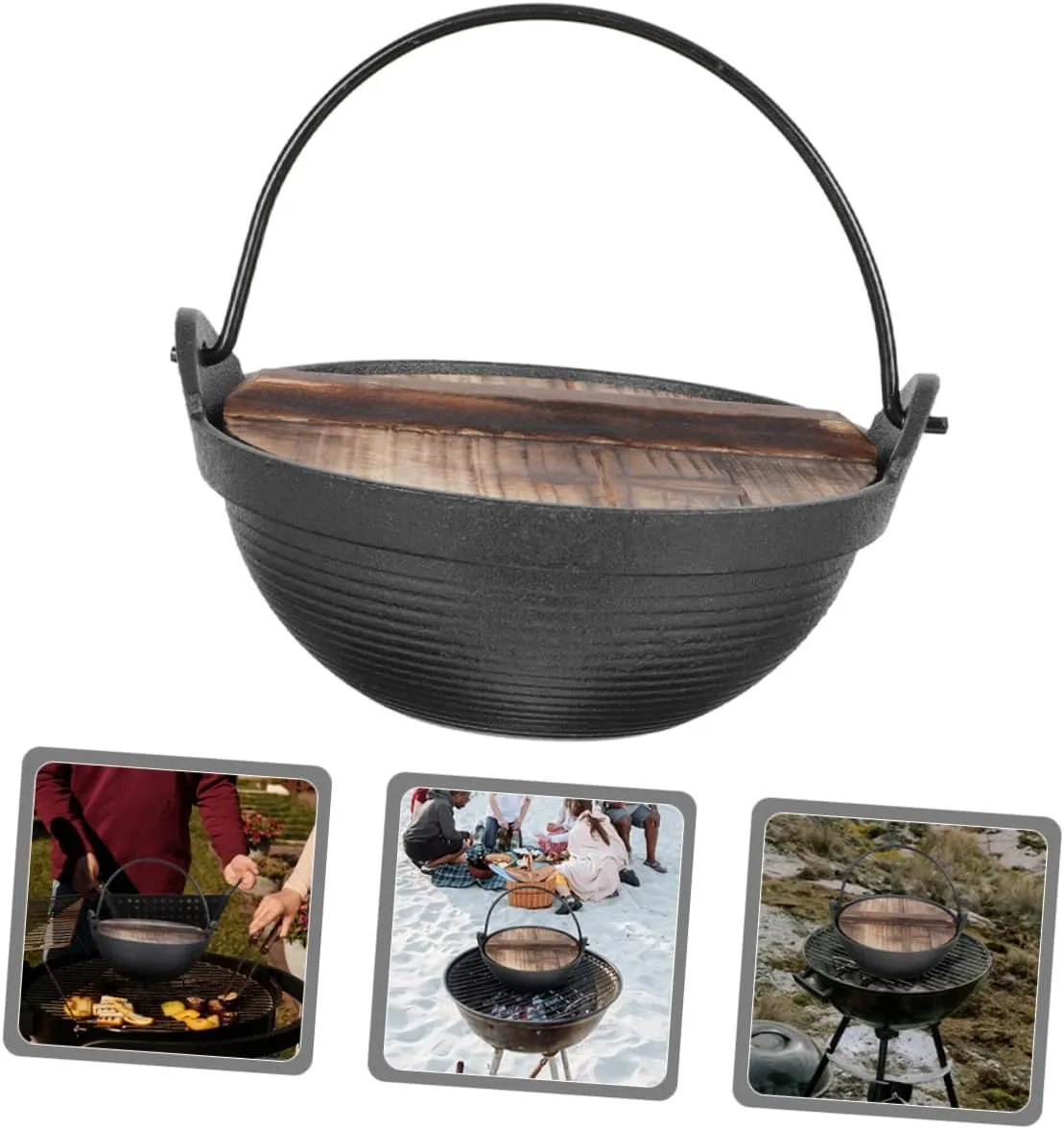 Sosoport Japanese Sukiyaki Cooking Soup Pot Sukiyaki Pot Japanese Style Hot Pot High Temperature Pot Household