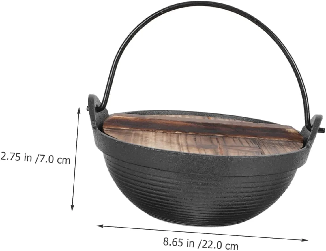 Sosoport Japanese Sukiyaki Cooking Soup Pot Sukiyaki Pot Japanese Style Hot Pot High Temperature Pot Household