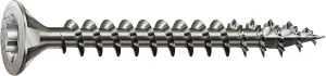 Spax 4CUT 1197000350163 Universal Screw, Countersunk T-Star Plus Fully Threaded, Stainless Steel Rust-Free A2, 1.4567, 1197000400303
