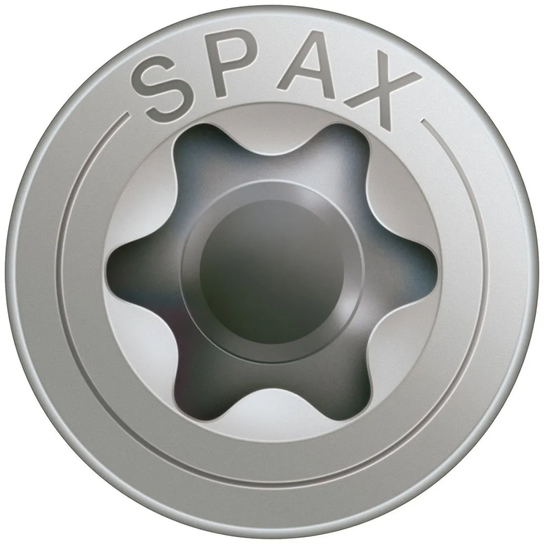 Spax 4CUT 1197000350163 Universal Screw, Countersunk T-Star Plus Fully Threaded, Stainless Steel Rust-Free A2, 1.4567, 1197000400303
