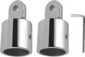 Stainless Steel 316 Bimini Top Eye End Cap 7/8,1 inch,1-1/4 inch Marine Grade Heavy Duty Bimini Top Parts for Boats with L Shape Hex Key
