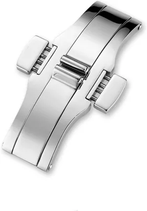 Stainless Steel Buckle Double Push Butterfly Button Multi-watch Accessory Buckle Watch clasp