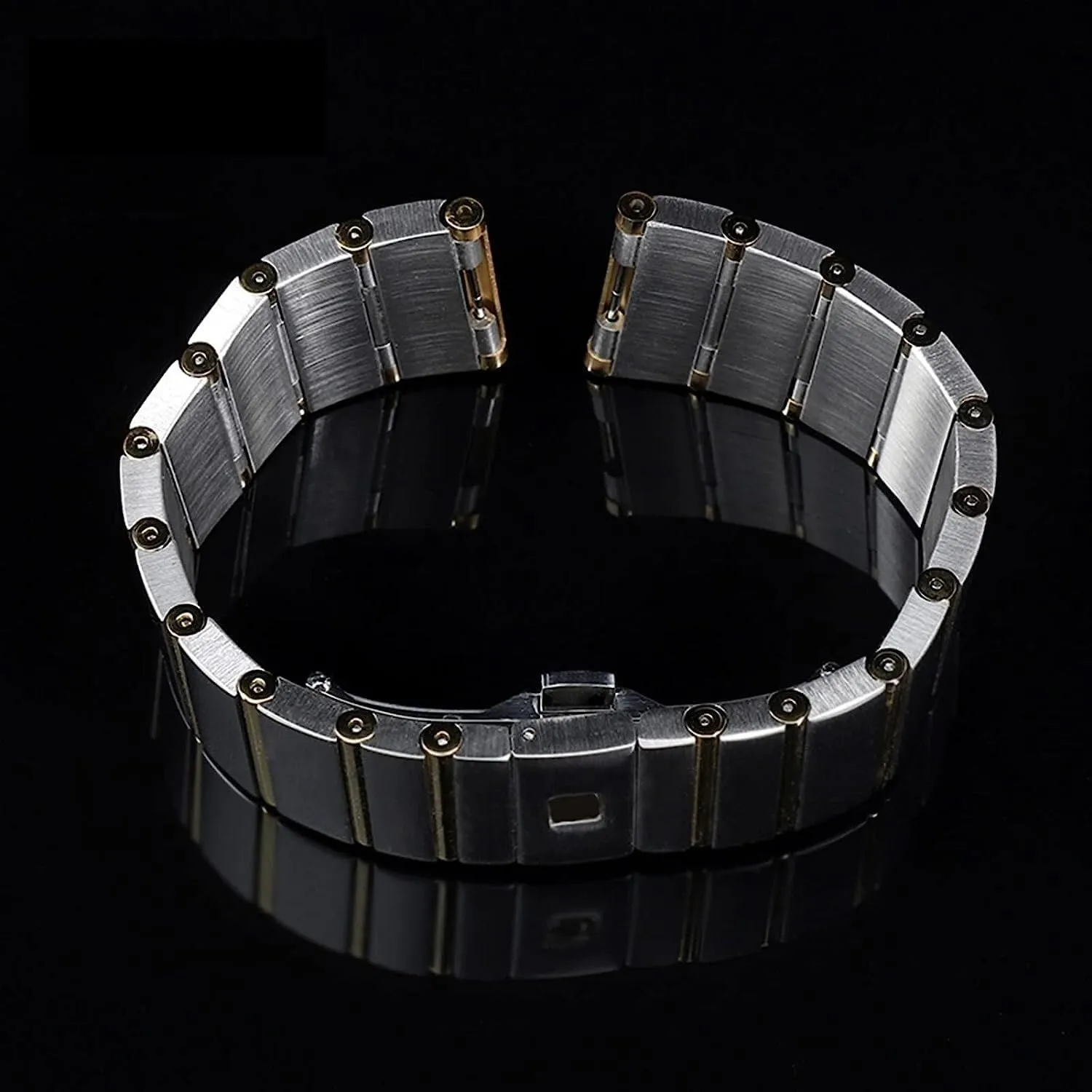 Stainless Steel Chain Watchband For Omega Constellation Double Eagle Men And Women Watch 17 23 25mm Watch Strap