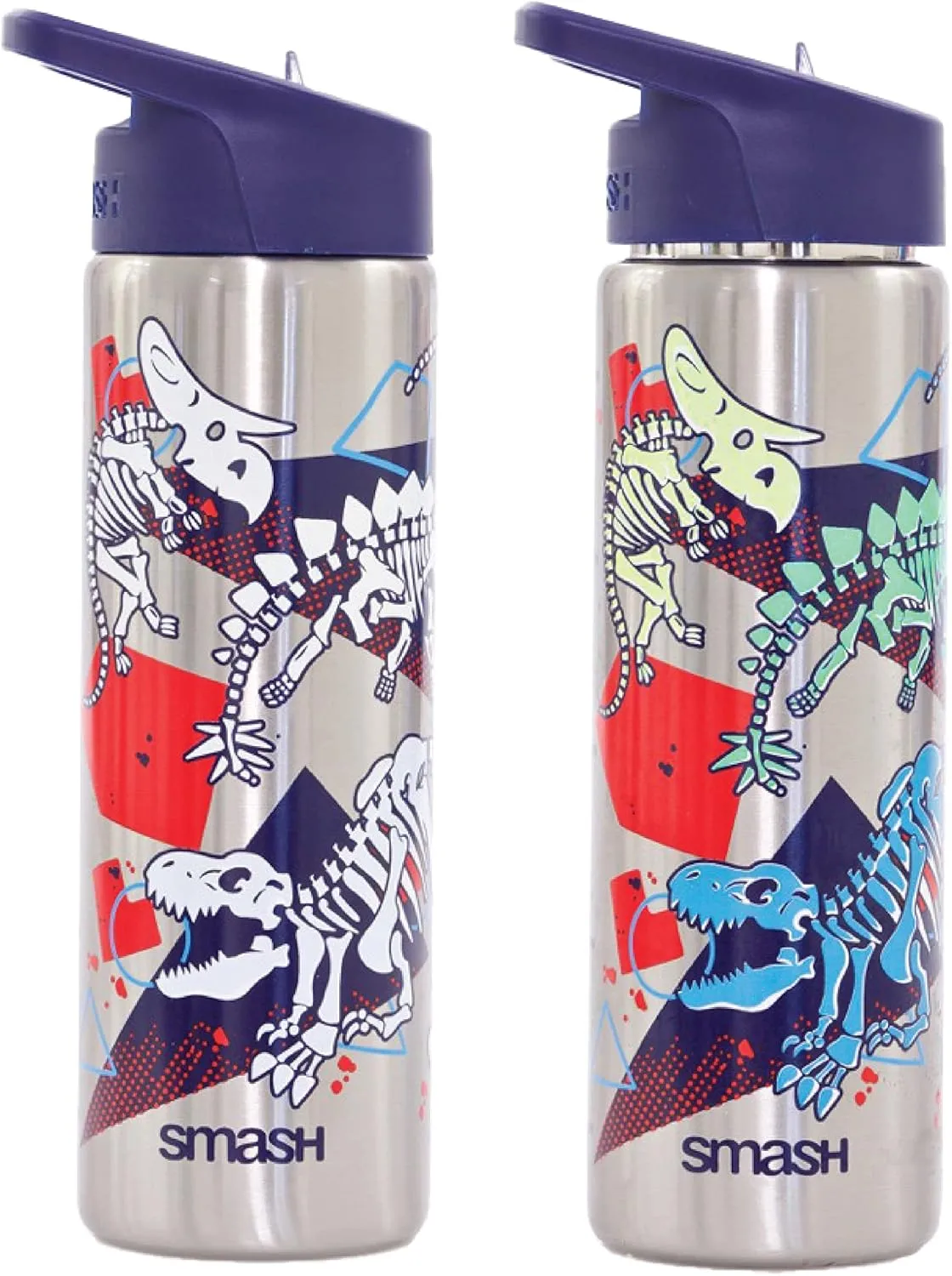 Stainless Steel Color Change Water Bottle 25.3 fl oz - Dinosaur