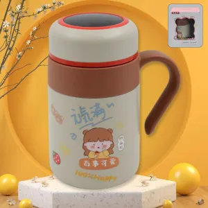 Stainless Steel Mug  Bottle Vacuum Insulated Cup With Handle  Small Cup (550 Ml)