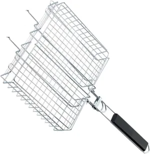 Stainless Steel Outdoor Grill Barbecue Rack Simple Easy to Use Portable Folding Grill for Bbq Picnic Camping