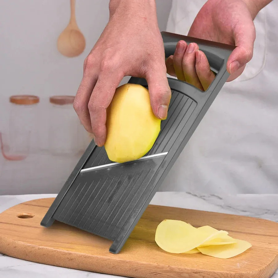 Stainless Steel Potato Slicer: Multi-Functional for Fruits & Vegetables