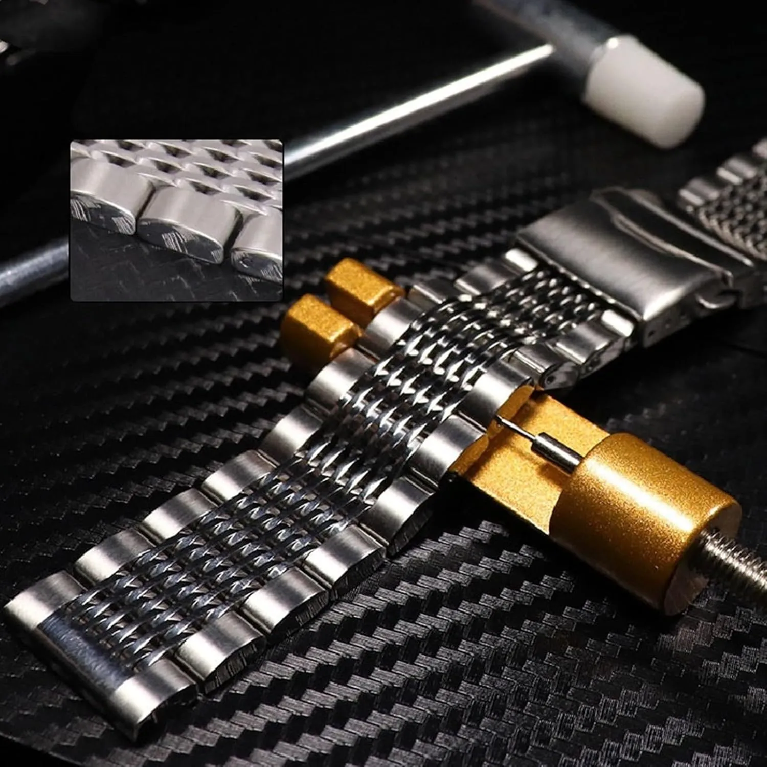 Stainless Steel Watch Band 20mm 22mm 24mm for Smart Watch Quartz Watch Universal Metal Watch Band Unisex Quick Change Watch Accessories