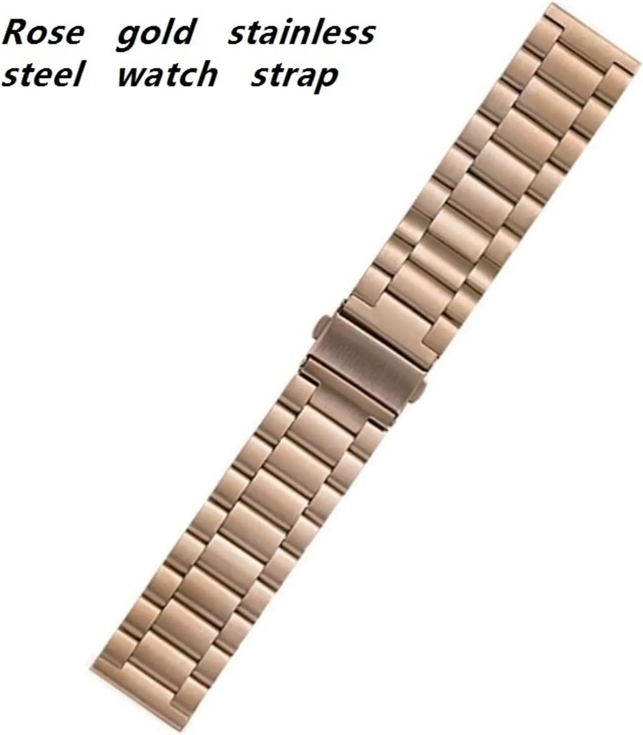 Stainless Steel Watch Band 22mm Universal Replacement Wristband