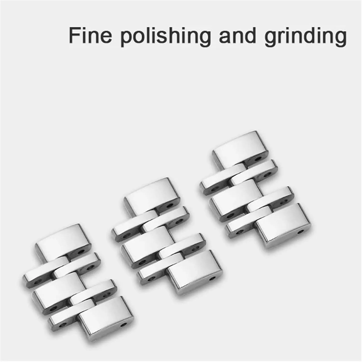 Stainless Steel Watch Strap 18mm 20mm 22mm Butterfly Buckle Metal Universal Watchband Accessories