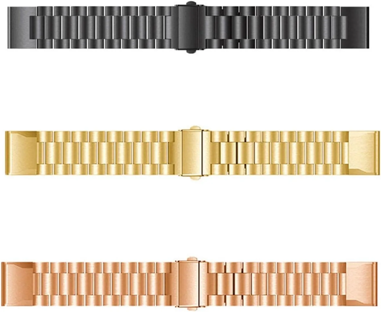 Stainless Steel Watch Strap 20mm 22mm 26mm Men Miss Universal Quick Detachable Watchband
