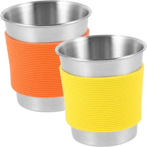 Stainless Steel Water Cup Set Collapsible Camping Cup Insulated Cup for Cold Drinks