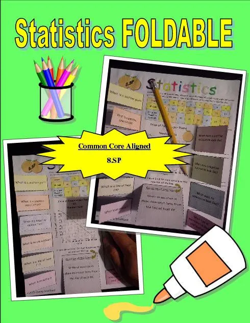 Statistics Foldable