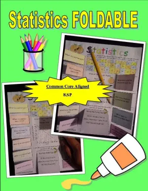 Statistics Foldable