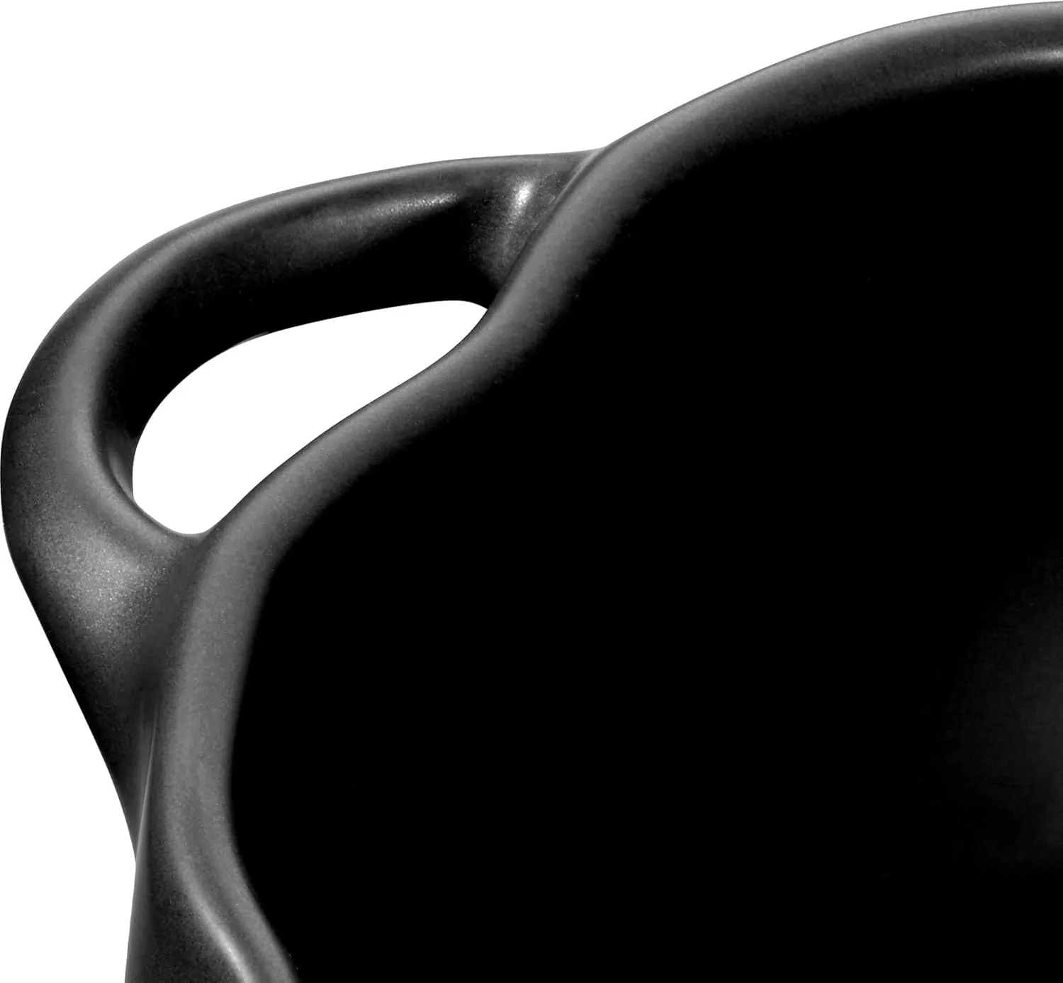 STAUB 0.5-qt Petite Ceramic Pumpkin, Oven & Stove Safe up to 572°F, Baking Dish, Candy Dish, Matte Black