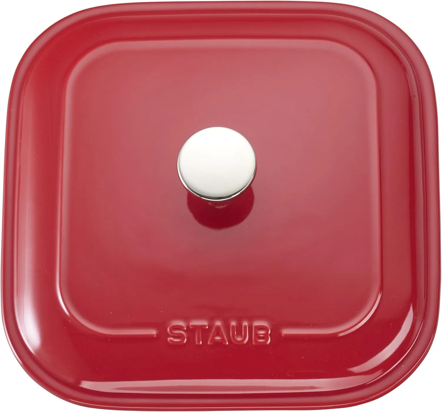 STAUB - 40508-636 STAUB Ceramics Square Covered Baking Dish, 9x9-inch, Cherry