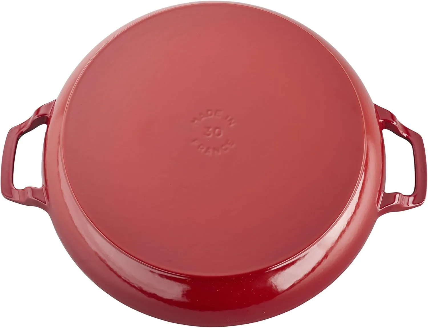 STAUB Braiser with Glass Lid, 3.5-Qt, Cherry