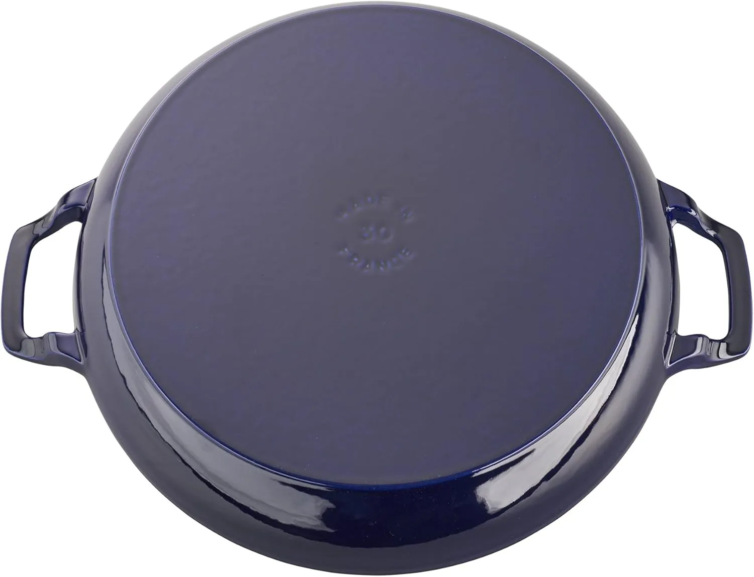 Staub Cast Iron 3.5-qt Braiser with Glass Lid - Dark Blue