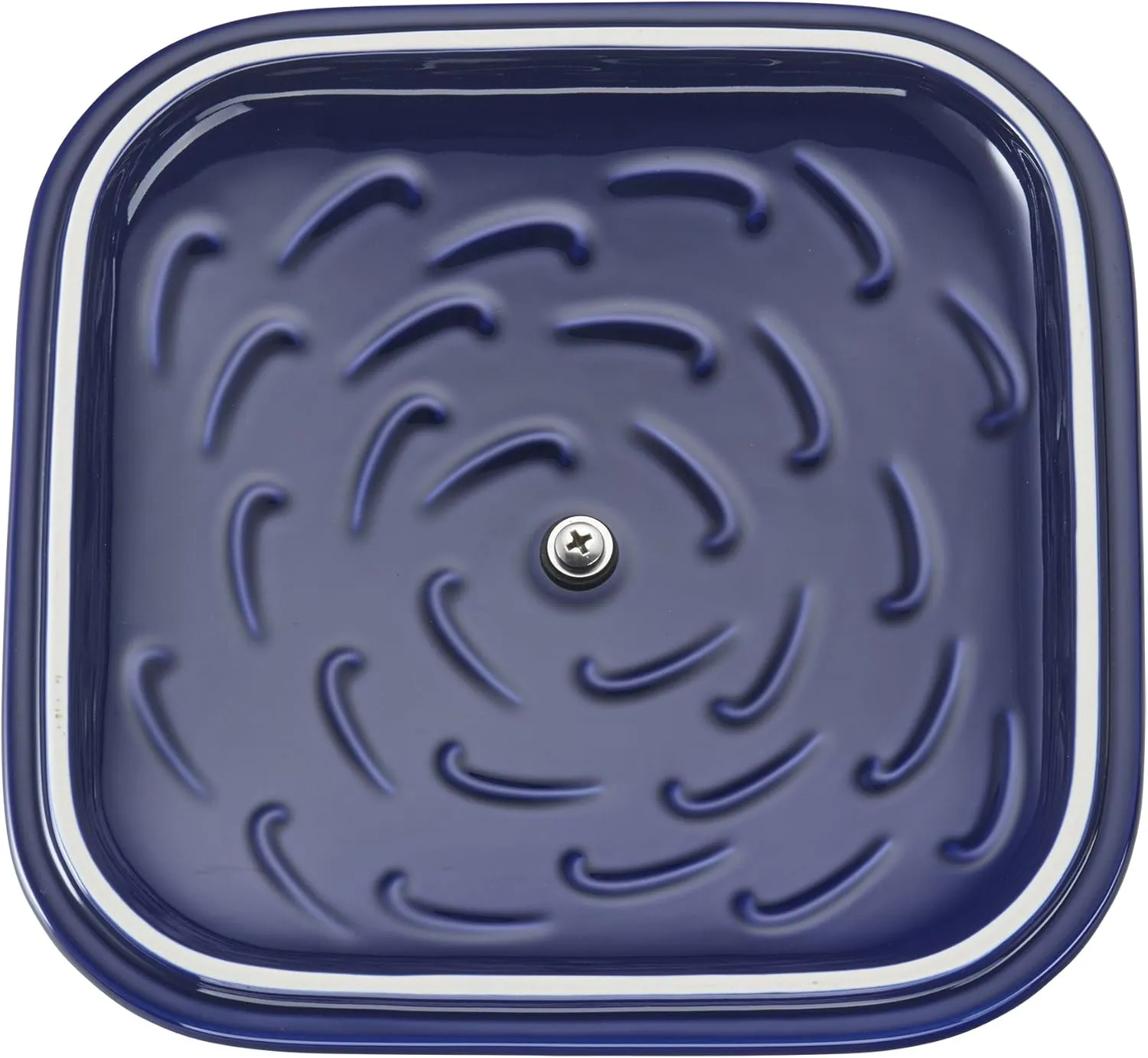 STAUB Ceramics Square Covered Baking Dish, 9x9-inch, Dark Blue