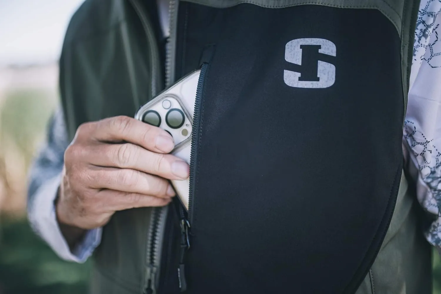 Striker Men’s Shield Float Insulated, Water-Resistant Fishing Vest with Sureflote Flotation Technology