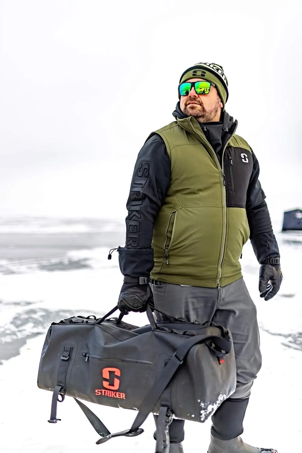 Striker Men’s Shield Float Insulated, Water-Resistant Fishing Vest with Sureflote Flotation Technology