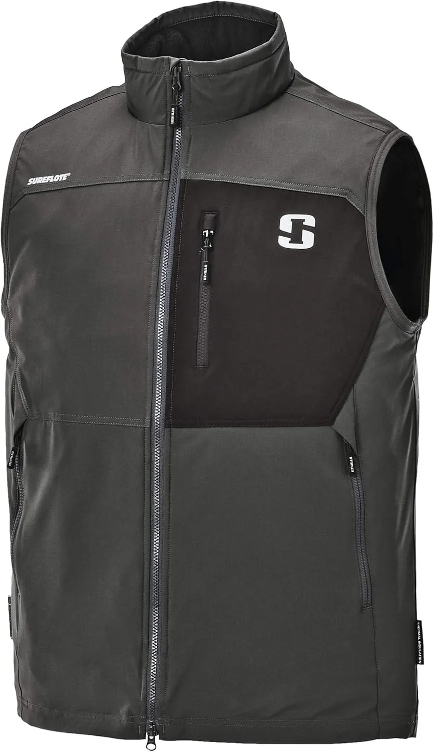 Striker Men’s Shield Float Insulated, Water-Resistant Fishing Vest with Sureflote Flotation Technology