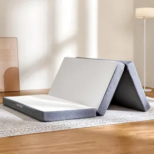 Sweetnight Tri Folding Mattress - 4-inch Foldable Mattress with a Collapsible and Washable Cover | Medium-Firm with Non-Slip Design | Suitable for RV Travel, Camping, Guest