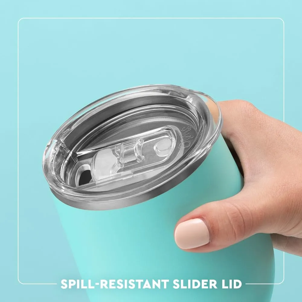 Swig Life 12oz Wine Tumbler with Lid, Stainless Steel, Dishwasher Safe, Portable, Triple Insulated Wine Tumbler (Chicks Dig It)