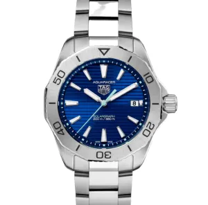 TAG HEUER- AQUARACER PROFESSIONAL 200 SOLARGRAPH Quartz Watch, 40 mm, Steel WBP1113.BA0000