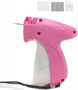 Tagging Gun for Clothing – Stitch Gun with 6 Needles & 2000 Fasteners (Black & White) – Label Tag Gun for Clothes, Retail, Fabric, Tailor, Price Tags