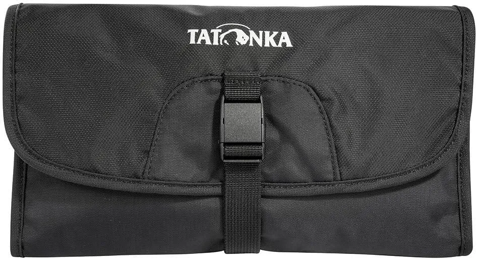 Tatonka Flat Cosmetic Bag with Hanging Hook and Multiple Compartments
