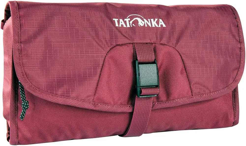 Tatonka Flat Cosmetic Bag with Hanging Hook and Multiple Compartments