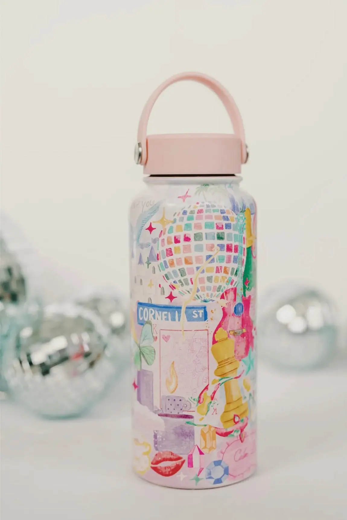 Taylor Swift 32 oz Watercolor Insulated Water Bottle