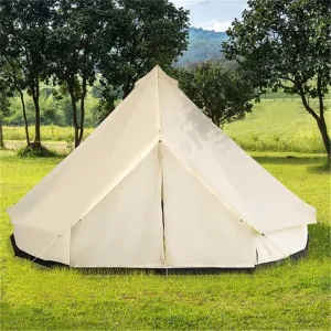 Tent Outdoor Portable Camping Equipment Park Picnic Camping Tent for 4-5 People Tent Outdoor Foldable Tent with 2 Mosquito Nets and Windows for Hiking Mountain Adventure Fishing with Carrying Bag